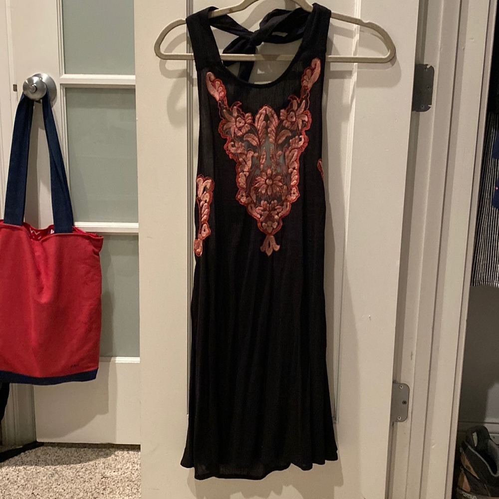 Halter neck loose dress